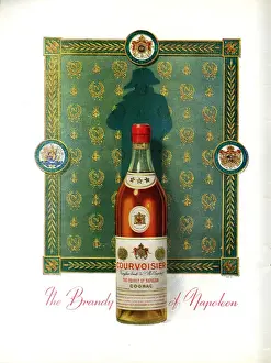 Brandy Prints: Advertisement for Courvoisier brandy