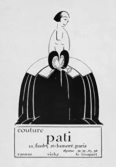 Advert for Couture Pati, 1926, Paris