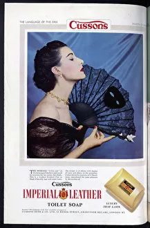 Lace Prints: Advert for Cussons Imperial Leather soap