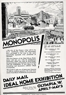 Futuristic Collection: Advert, Daily Mail Ideal Home Exhibition, Olympia