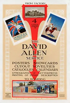Cutout Prints: Advertisement for David Allen Printers and Printing
