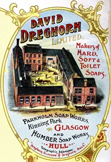Toilet Prints: Advert, David Dreghorn Limited, Glasgow, Scotland