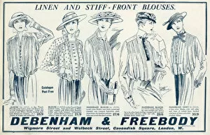Advert for Debenham & Freebody blouses 1915