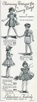 Wigmore Prints: Advert for Debenham & Freebody childrens summer wear 1939