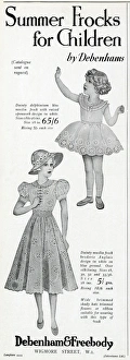 Broderie Gallery: Advert for Debenham & Freebody girls frocks 1937