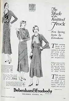 Debenham Prints: Advert for Debenham & Freebody