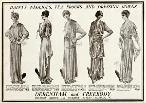 Freebody Collection: Advert for Debenham & Freebody undergarments 1915