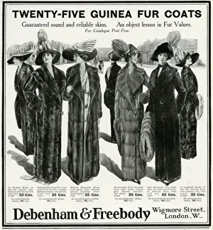 Foal Prints: Advert for Debenham & Freebody womens furs 1911