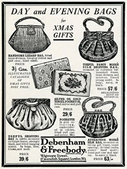 Advert for Debenham & Freebody women's pyjamas 1927
