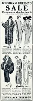Freebody Collection: Advert for Debenham & Freebodys womens clothing 1923