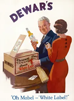 Label Prints: Advert for Dewars Whisky