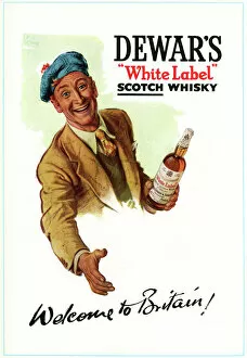 Visiting Gallery: Advertisement for Dewars White Label Scotch Whisky