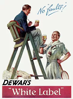 Images Dated 11th April 2012: Advert for Dewars White Label Scotch Whisky