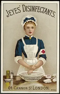 Washes Prints: Ad for Disinfectant