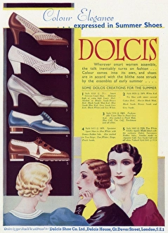 Advert for Dolcis shoes 1933