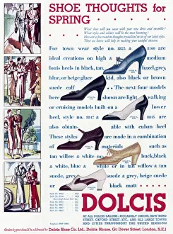 Advert for Dolcis shoes 1933