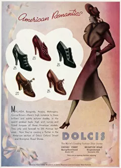 Images Dated 17th November 2015: Advert for Dolcis shoes 1937
