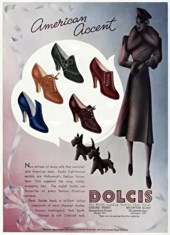 Images Dated 29th June 2012: Advert for Dolcis shoes 1937