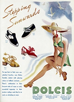Advert for Dolcis shoes 1939 Advert for Dolcis shoes 1939