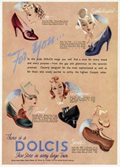 Advert for Dolcis shoes 1941