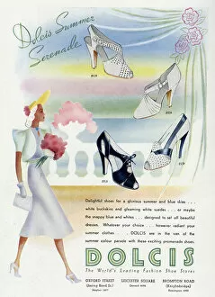 Images Dated 17th November 2015: Advert for Dolcis womens shoes 1938