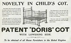 Doris Prints: Advert for Doris, childs cots 1894
