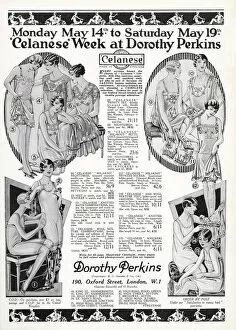 Undergarments Gallery: Advert for Dorothy Perkins - womens undergarments 1928