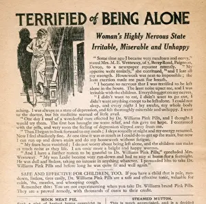 Advertisement, Dr Williams pink pills for pale people