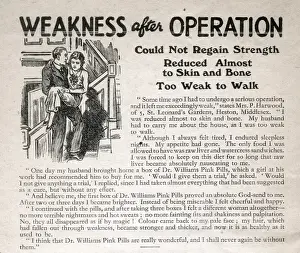 Advertisement, Dr Williams pink pills for pale people