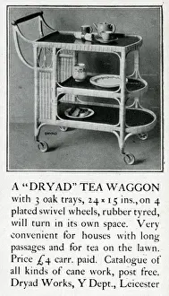 Crockery Prints: Advertisement, Dryad Tea Waggon