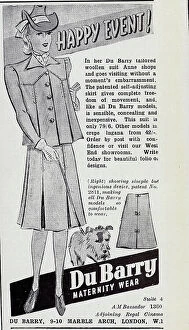 Maternity Collection: Advert for Du Barry maternity wear