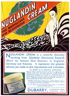 Vogue Prints: Advert, Dubarry Nuglandin Skin Cream