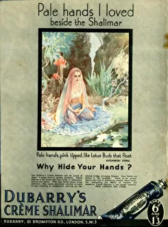 Creme Collection: Advert, Dubarrys Creme Shalimar Hand Cream Advert