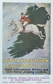 Contests Prints: Advertisement for the Dublin Horse Show, August 1937