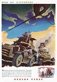 Advert for Dunlop Tyres