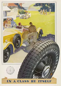 Advertising Prints: ADVERT / DUNLOP TYRES 1931