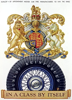 Advertisement for Dunlop tyres