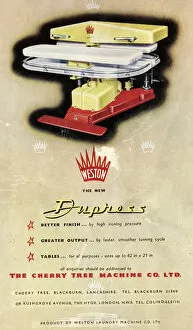 Images Dated 30th January 2017: Advertisement for Dupress Laundry Press