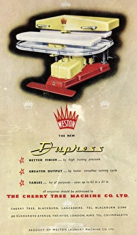 Images Dated 30th January 2017: Advertisement for Dupress Laundry Press