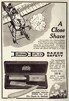 Advert for Durham Duplex Safety Razor 1914