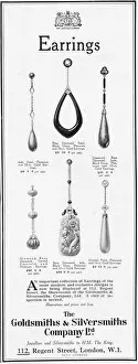 Goldsmith Gallery: Advert for earrings from the Goldsmiths and Silversmiths
