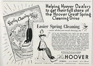 Household Collection: Advert, Easier Spring Cleaning, Hoover Vacuum Cleaner