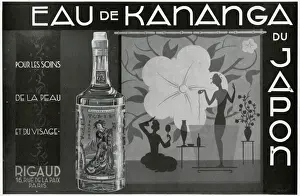 Scented Prints: Advert for Eau de Kananga, japanese, spray