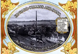 Collins Prints: Advert, Edward Collins and Sons, Glasgow, Scotland