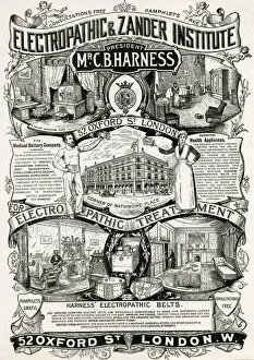 Corsets Prints: Advert for Electropathic & Zander Institute 1892