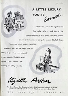 Cosmetics Collection: Advert for Elizabeth Arden