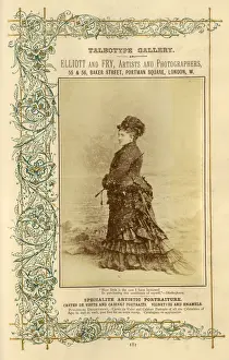 Advert, Elliott and Fry photographers, London