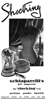 Advertisment Gallery: Advertisement for Elsa Schiaparellis Shocking products