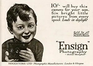 Advert for Ensign camera 1919