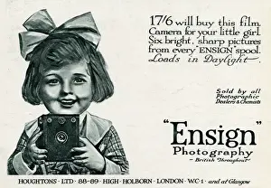 Advert for Ensign camera 1919